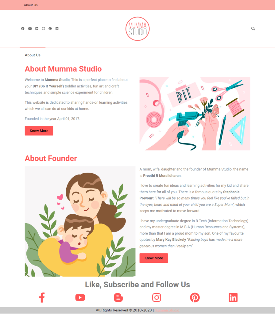 Mumma-Studio-Website